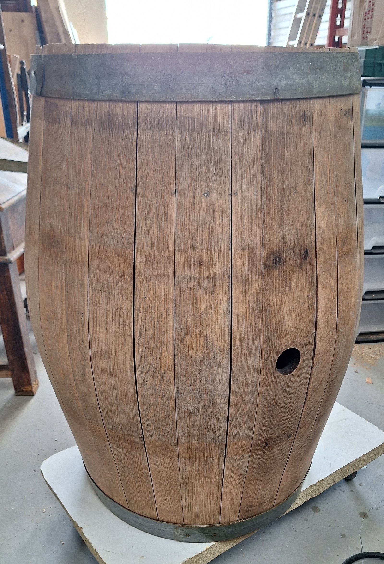 Tonneau après restauration